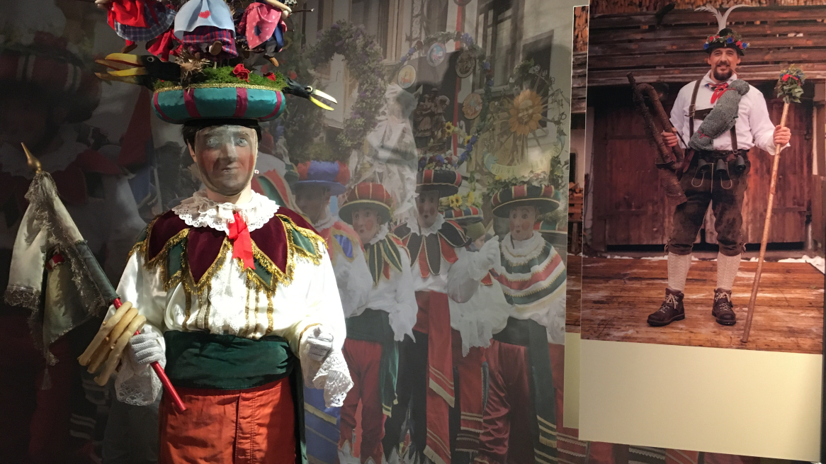 Uno scorcio del Museum im Noaflhaus di Telfs, dedicato alla Fasnacht, foto © Laura Manfredi