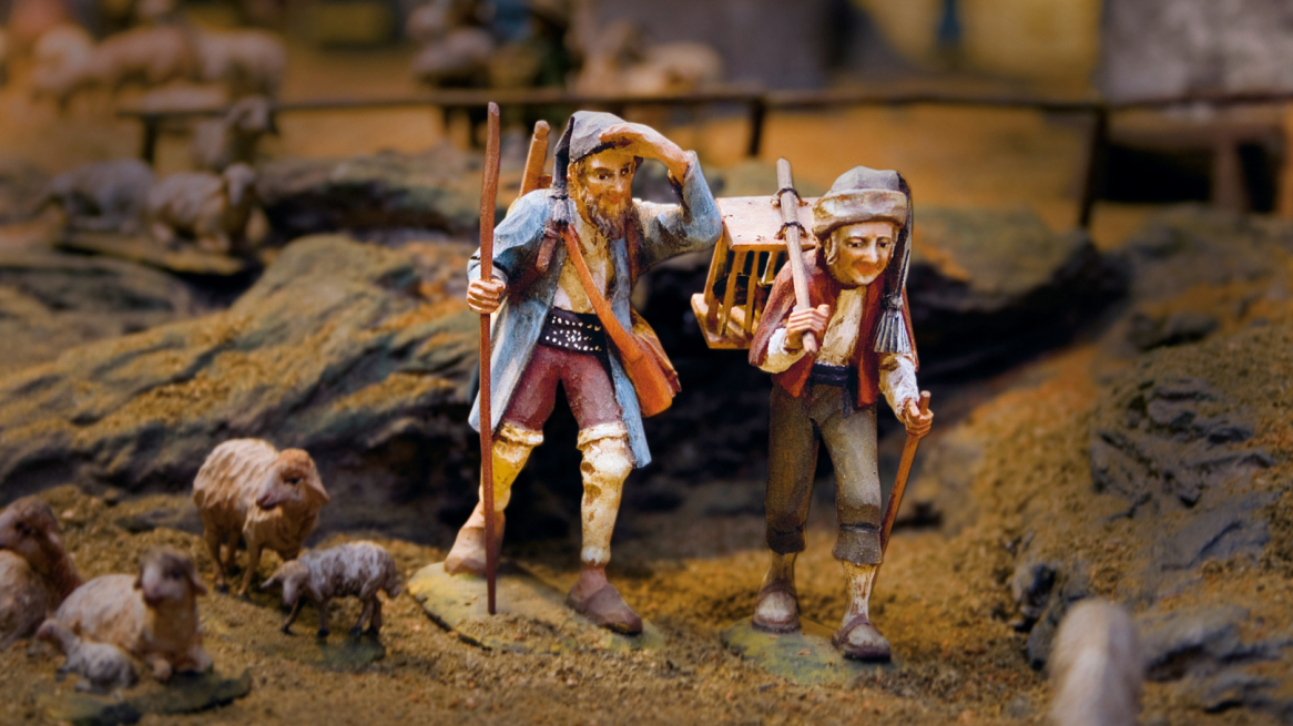 Dettaglio di un presepe del Museo di arte popolare di Innsbruck © Alexander Haiden