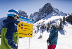 Skifahren im Muttereralmpark