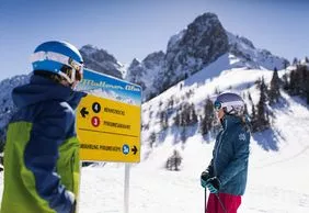 Skifahren im Muttereralmpark