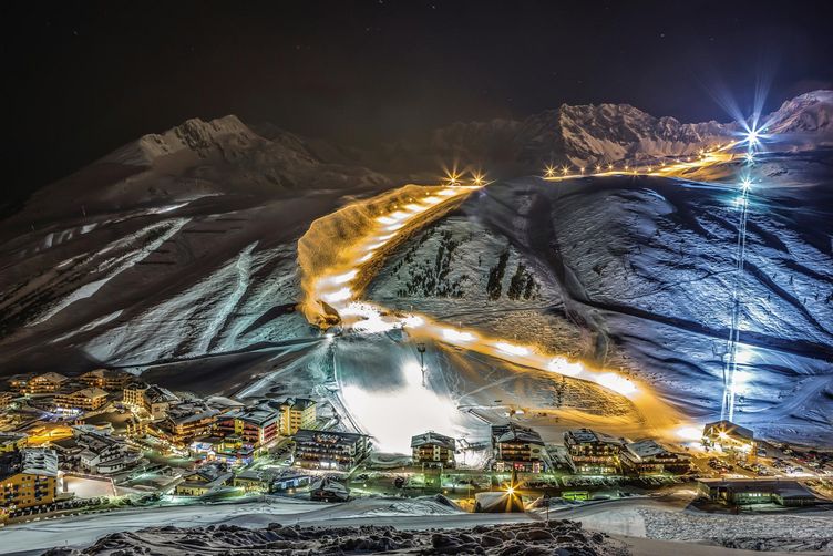Kühtai bei Nacht