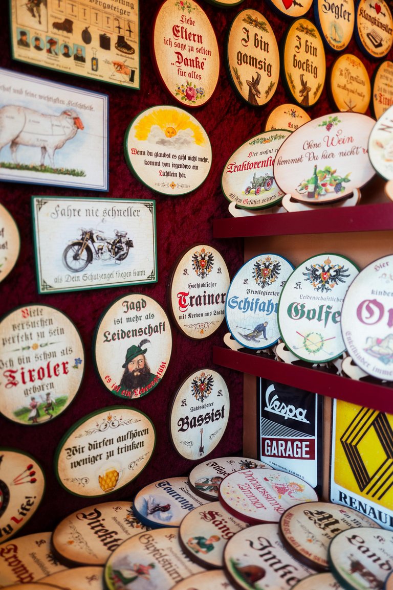 Verkaufstand am Ostermarkt