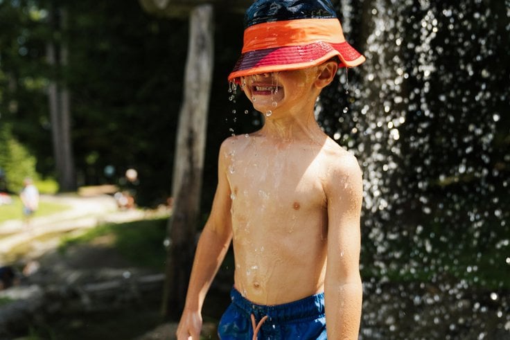 Muttereralm Wasserspielplatz