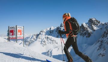 Axamer Lizum piste skitocht damesafdaling