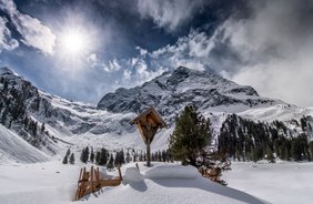 Escursioni invernali ai piedi del ghiacciaio