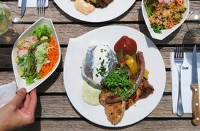 Barbecue at the Panoramic Seegrube Restaurant