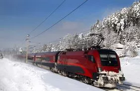 Diversión invernal con el Railjet