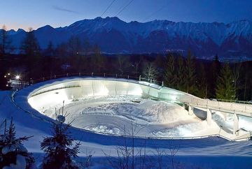 Bob-, Rodel-, und Skeletonbahn in Igls