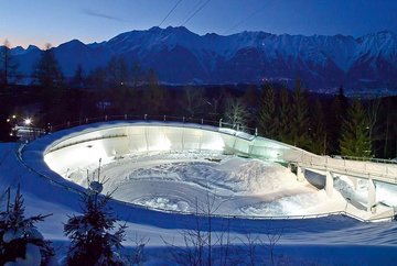 Bob-, Rodel-, und Skeletonbahn in Igls