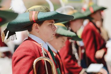 Open-air concert by the Wildermieming Brass Band