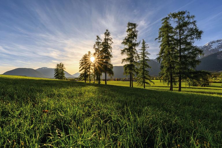 Sonnenuntergang in Mieming