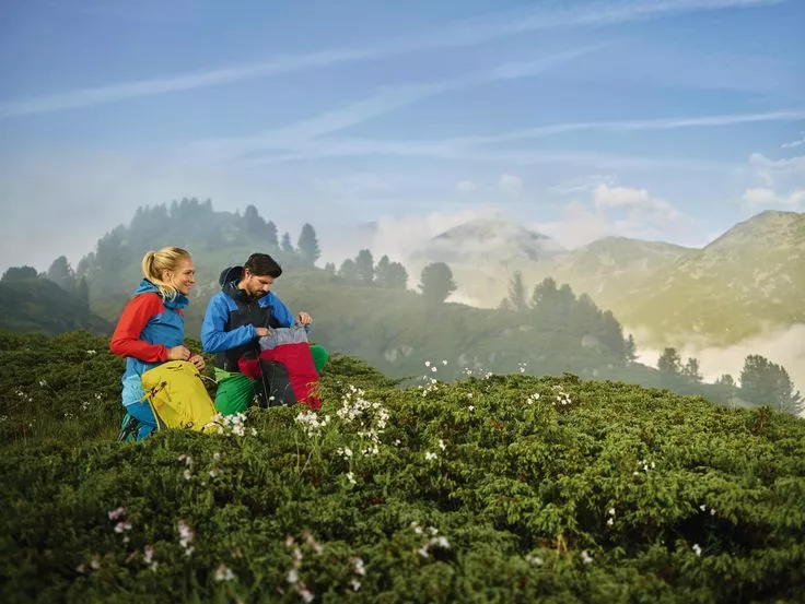Wandern bei der Adolf Pichler Hütte