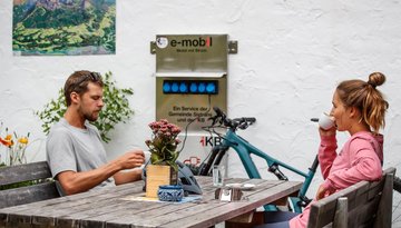 Stazione di ricarica per e-bike Sistranser Alm
