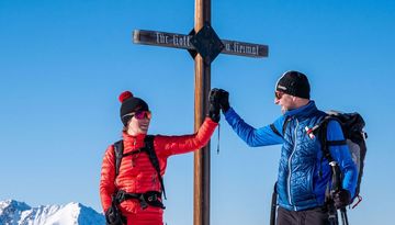 Axamer Lizum piste skitour heren afdaling