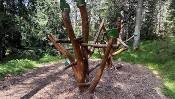 Children's playground in Obsteig, Weisland