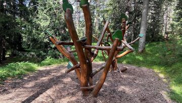 Children's playground in Obsteig, Weisland