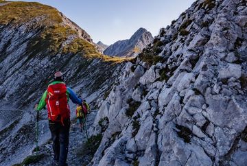 Karwendel Höhenweg - Gehrichtung Reith-Scharnitz (Etappe 6): Hallerangerhaus - Scharnitz