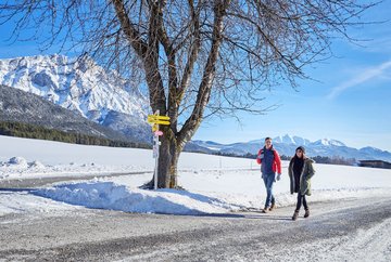 Kapellenweg winter hike on the Mieming Plateau