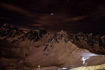 Axamer Lizum piste skitocht damesafdaling