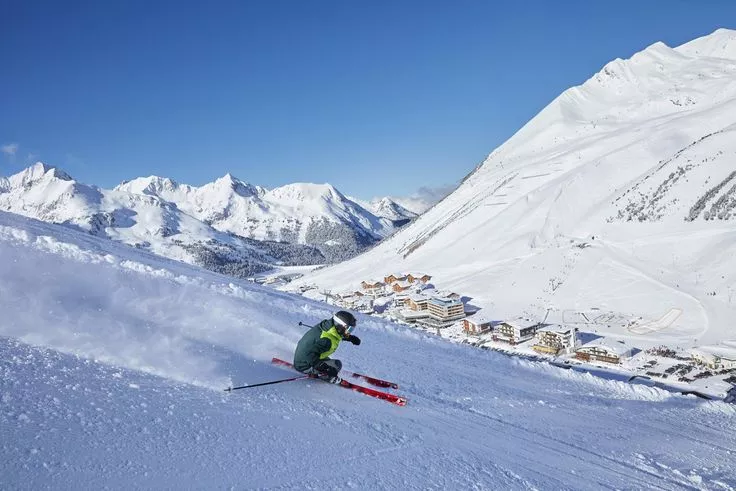 Skifahren im Kühtai