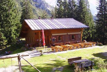 Neue Alplhütte über Hintereggensteig
