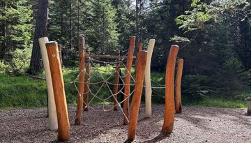 Children's playground in Obsteig, Weisland