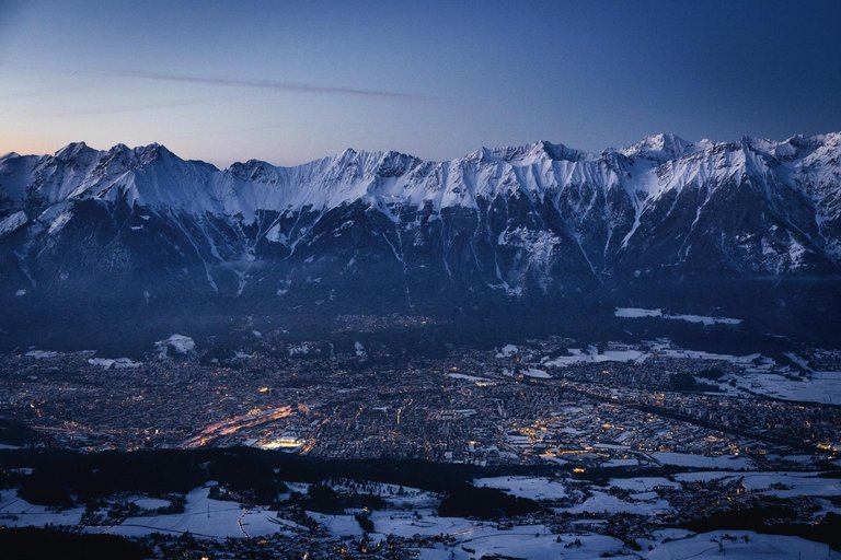 Nordkette Innsbruck Winterlandschaft