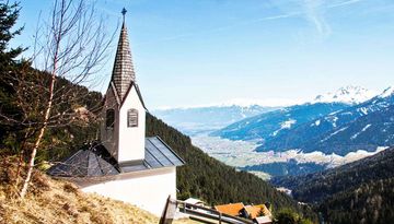 Randonnée hivernale aux chapelles du Rangger Köpfl