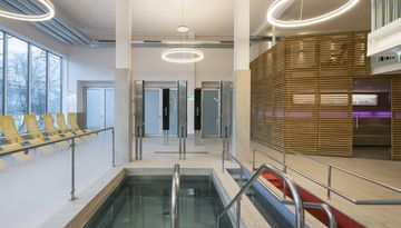 Sauna in het binnenbad Amraser Straße