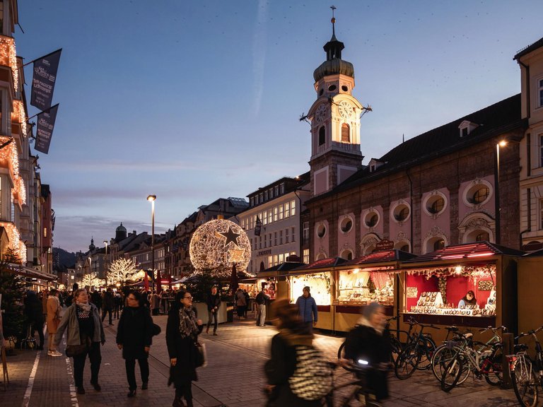 Christkindlmarkt Maria-Theresien-Straße Innsbruck