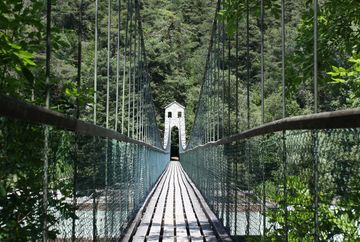Il ponte sospeso di Stams