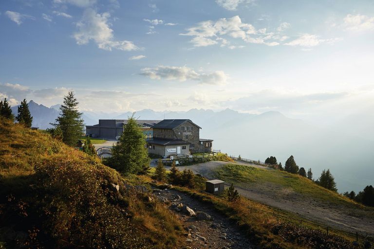 Patscherofel - Blick auf das Schutzhaus