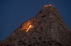 La tradizione dei fuochi di montagna