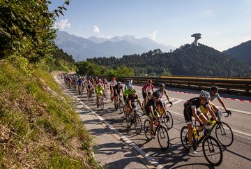 Traject van de Ötztaler fietsmarathons vanuit Innsbruck