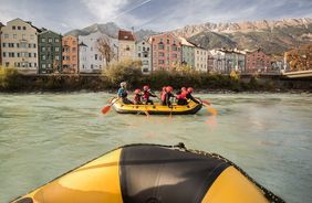 City Rafting Innsbruck: Sightseeing mal anders!