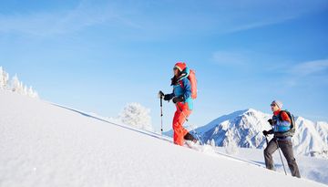 Excursión con raquetas de nieve al refugio Lehnberghaus