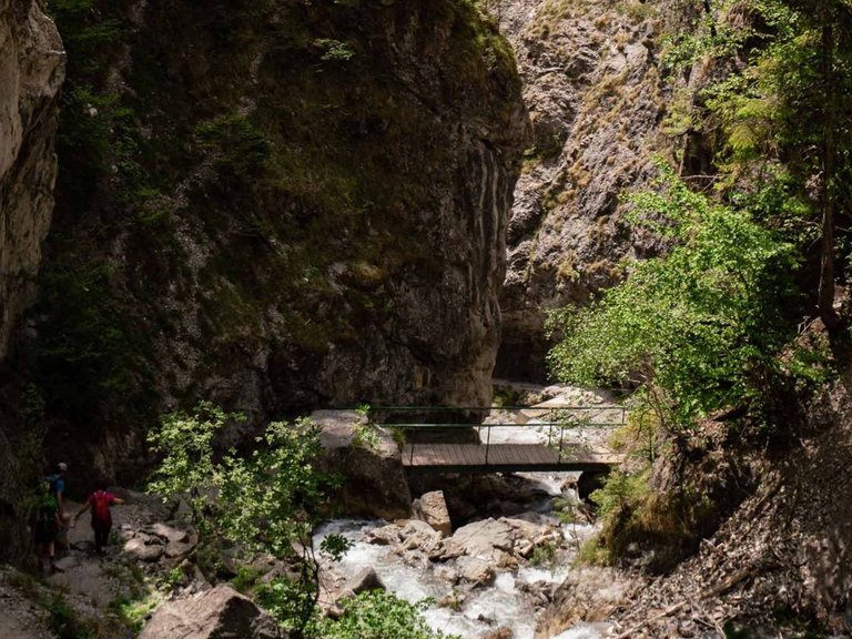 Wildromantischer Weg: Ehnbachklamm-Brunntal
