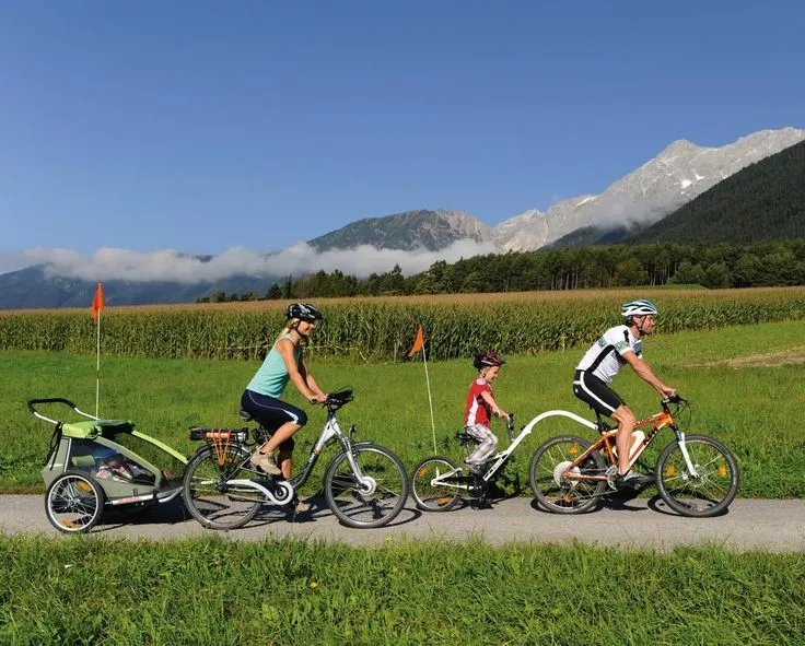 Radfahren Familie