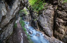 Viaje panorámico en tren con una impresionante caminata por el desfiladero
