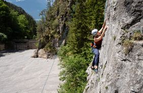Klettern in der Ehnbachklamm