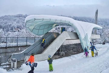 Langs de Innpromenade naar Innsbruck