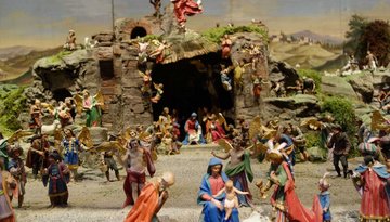 Winterspaziergang zu den Weihnachtskrippen