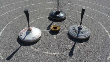 Curling su ghiaccio/asfalto ad Axams