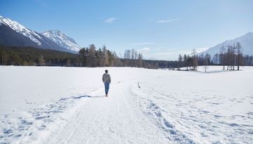 Chemin de randonnée hivernale du Mieminger plateau - le sentier des chapelles