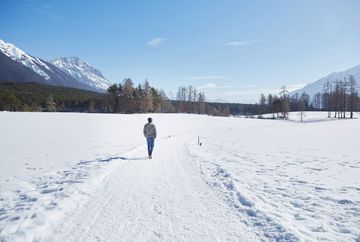 Sentiero delle cappelle - escursione invernale sull'altopiano di Mieming