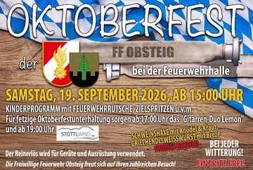 Obsteig Volunteer Fire Department Oktoberfest
