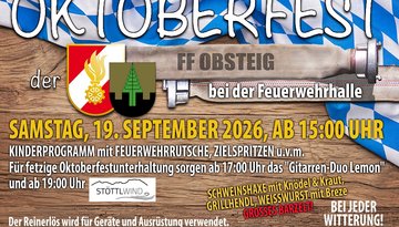 Obsteig Volunteer Fire Department Oktoberfest