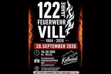 122 Jahre Feuerwehr Vill