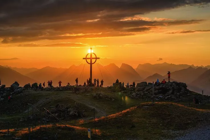 Sonnenuntergang Patscherkofel