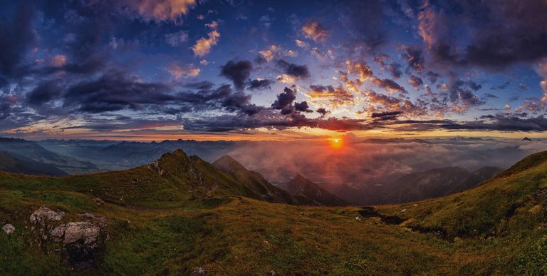 Sonnenaufgang auf der Nockspitze